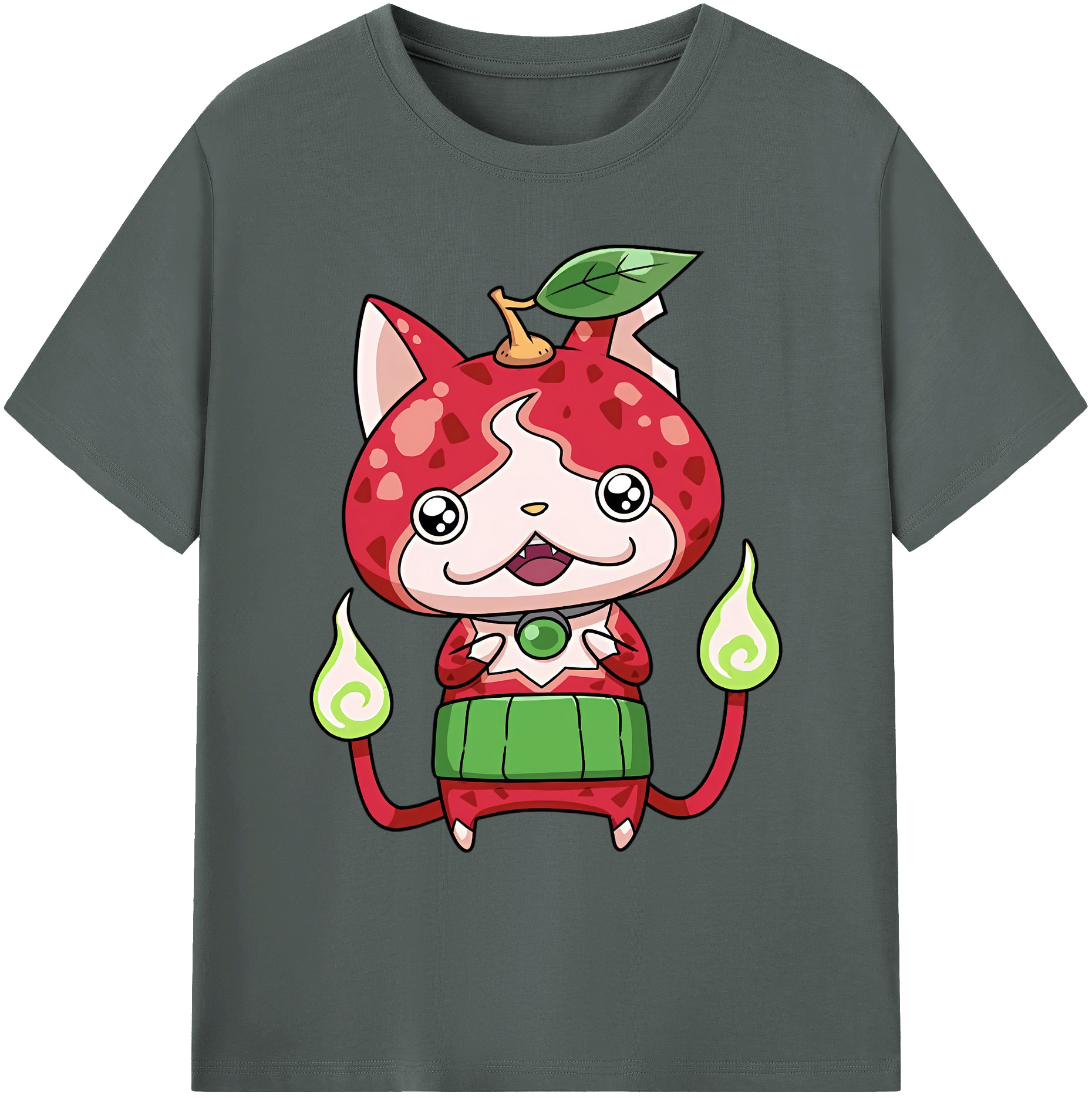 （画像用） 妖怪ウォッチ Yo-kai Watch 綿100％ メンズ半袖Tシャツ｜肌触りやわらか＆通気性